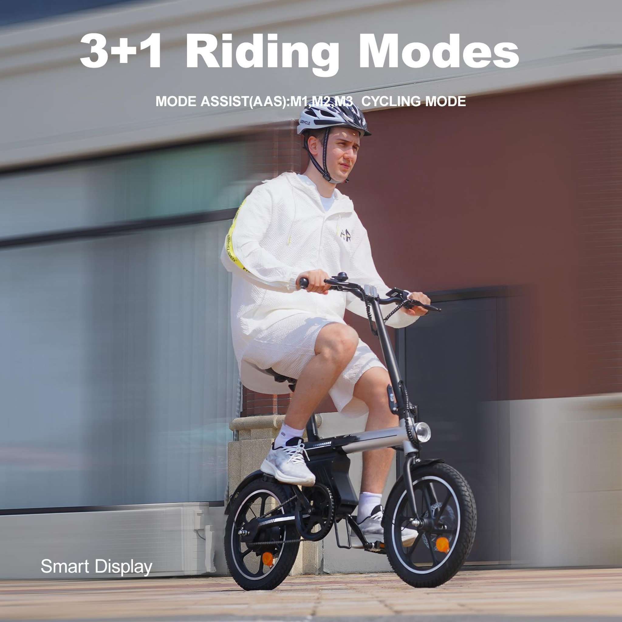 Voir la diapositive 4 : AVDL Vélo électrique pliable avdl a11, 16 pouces, batterie longue autonomie 460 wh, gris
