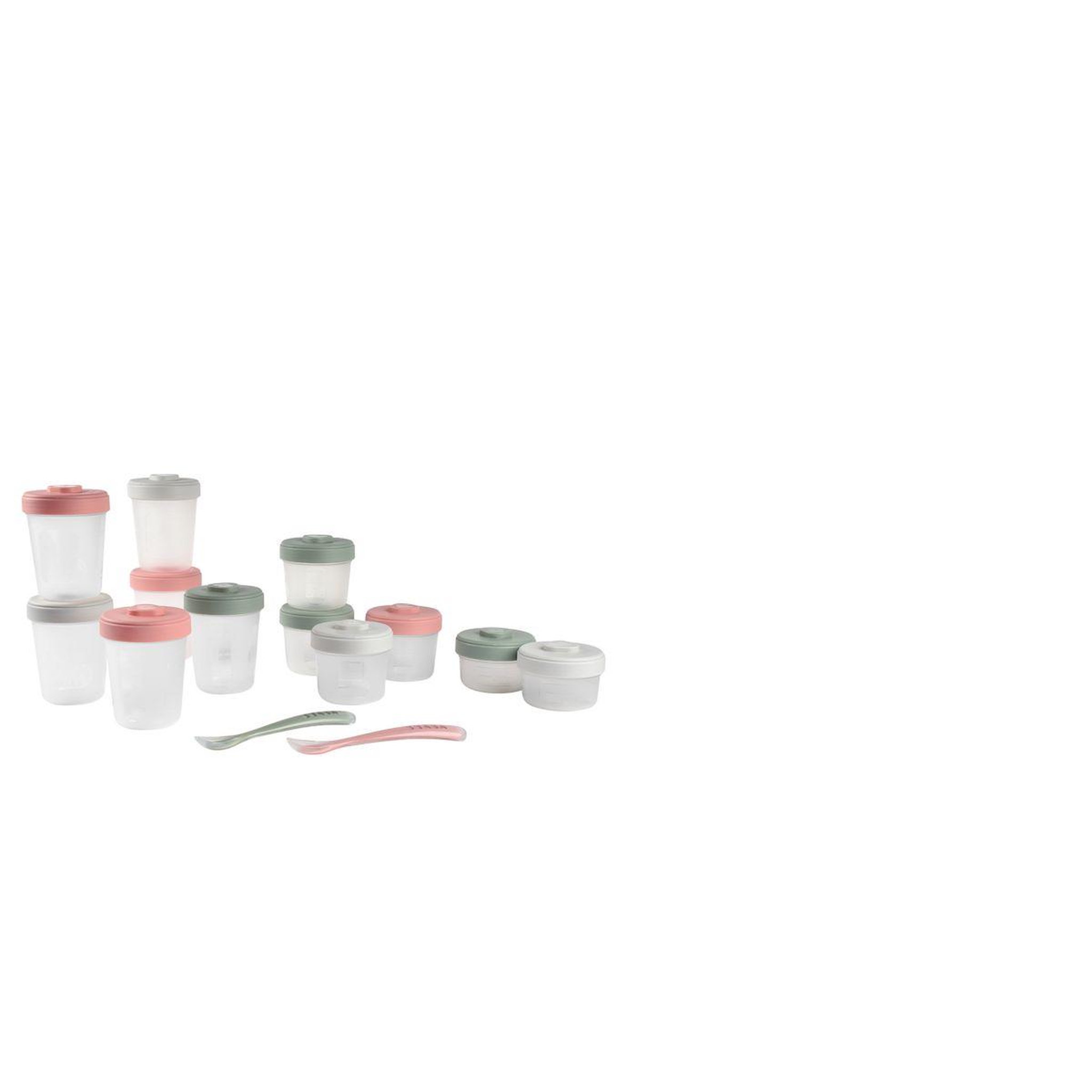 Voir la diapositive 2 : BEABA Pot de conservation repas eucalyptus