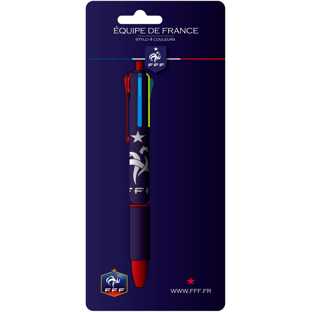 Stylo bille 4 couleurs rétractable FFF