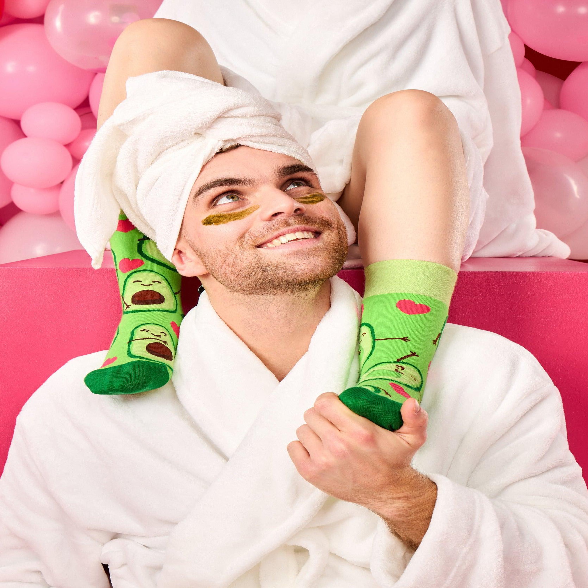 Voir la diapositive 6 : DEDOLES Chaussettes amour des avocats