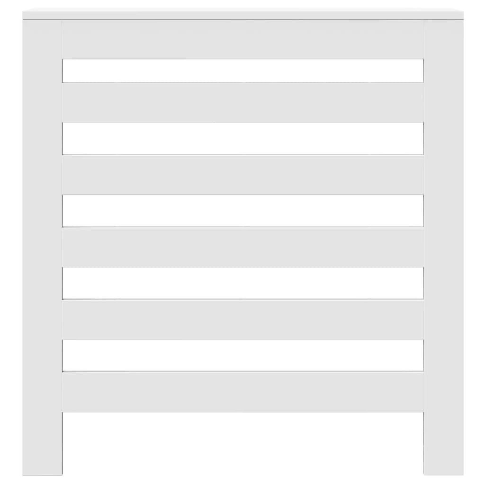 Voir la diapositive 3 : VIDAXL Cache-radiateur blanc 78x20x82 cm bois d'ingenierie