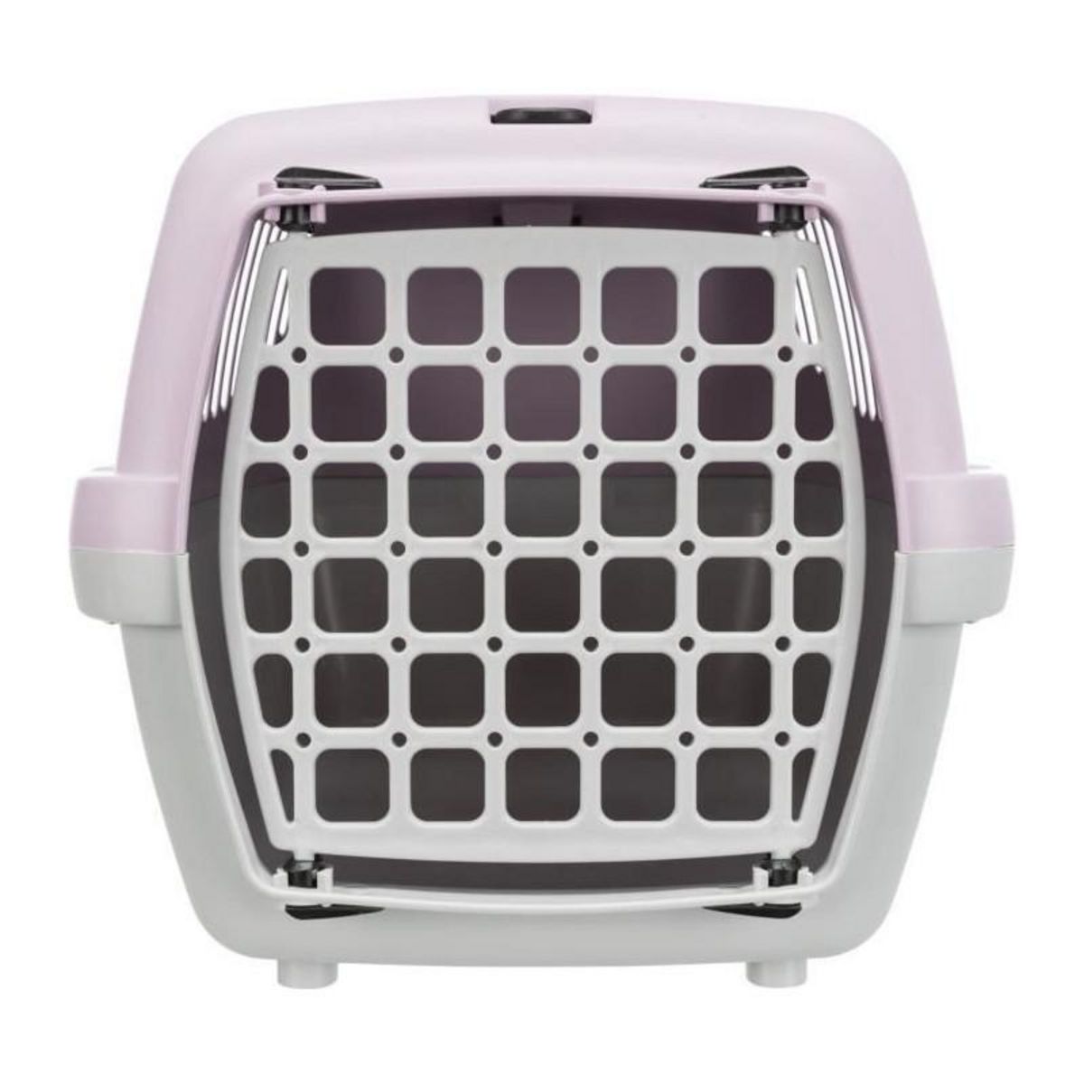 Trixie Box de transport - TRIXIE - Capri 1 - XS : 32 x 31 x 48 cm - Gris clair / Mauve