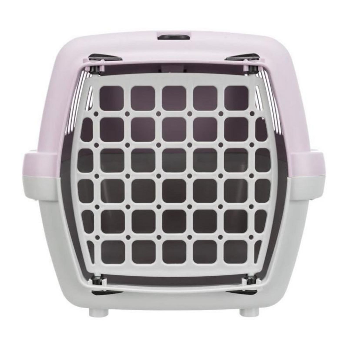 Trixie Box de transport - TRIXIE - Capri 1 - XS : 32 x 31 x 48 cm - Gris clair / Mauve