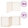 Voir la diapositive 2 : VIDAXL Barriere pour chien porte pliable 12 panneaux bois de peuplier