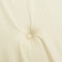 Voir la diapositive 5 : VIDAXL Coussin de banc de jardin creme 150x50x3 cm tissu oxford