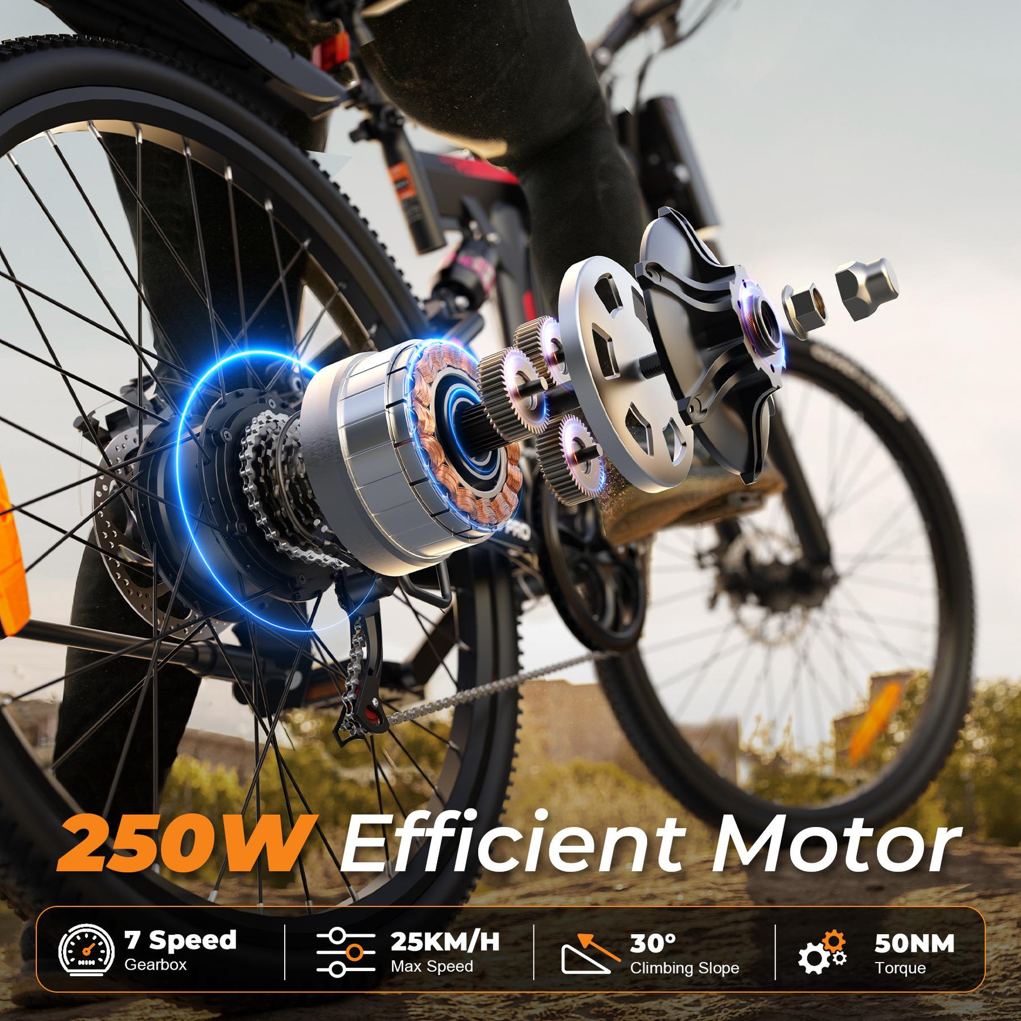 Voir la diapositive 4 : VARUN Vtt électrique pliant varun m26-3 pro 26 pouces