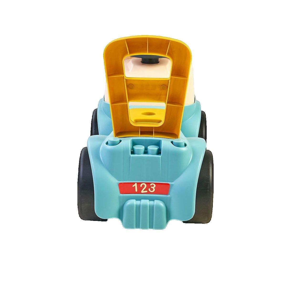 FEBER Jeu Feber MotoBlocks bleu 3-en-1 avec 10 blocs de construction