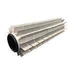 Dolphin Brosse pvc om line grise - 6130000