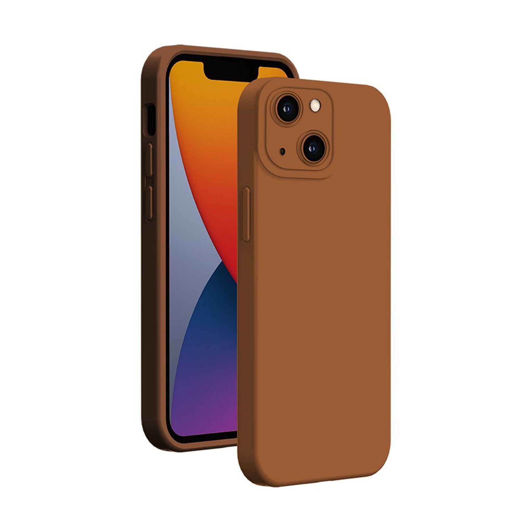 Bigben Connected Coque iPhone 14 full protection taupe
