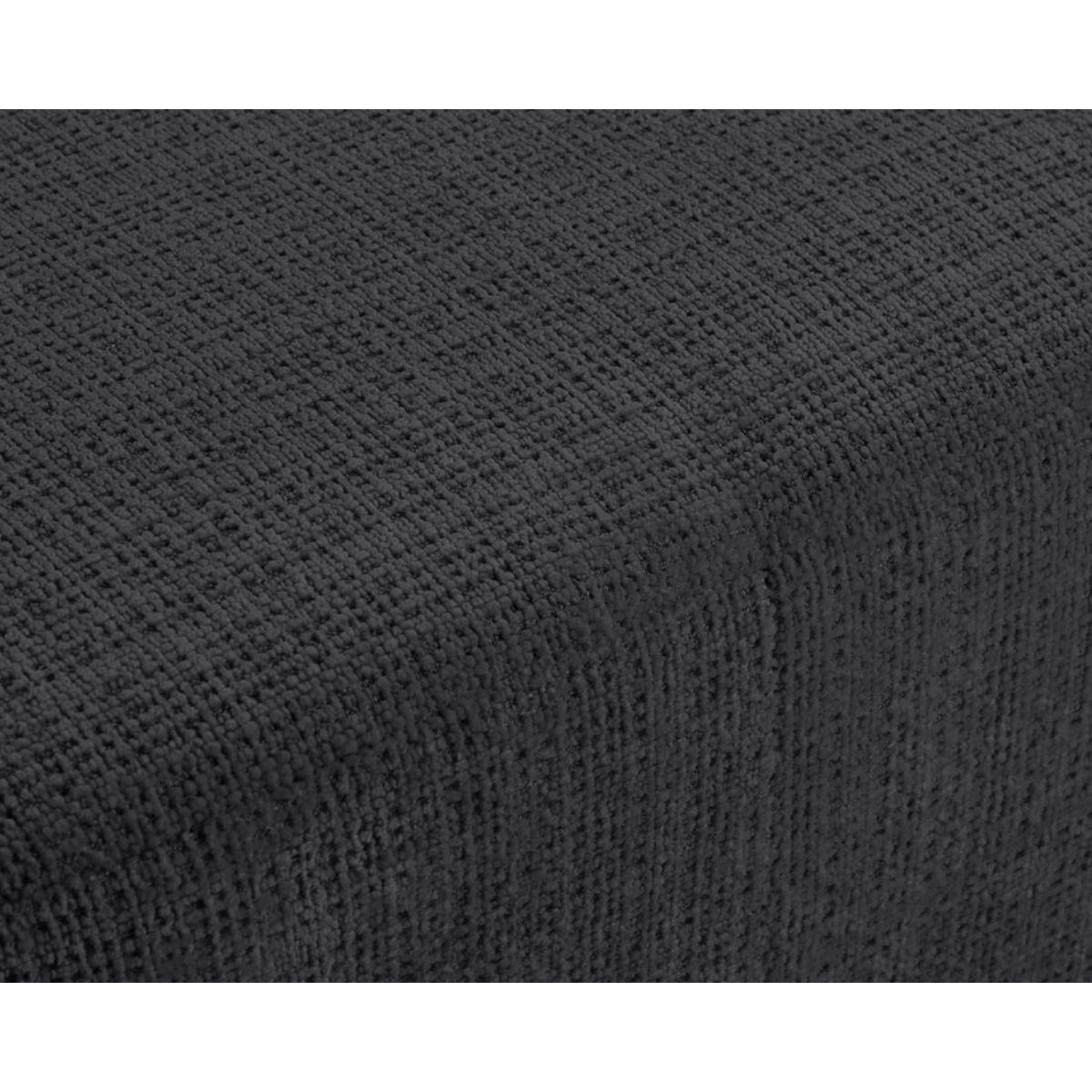 BEST MOBILIER Miro - pouf en velours texturé