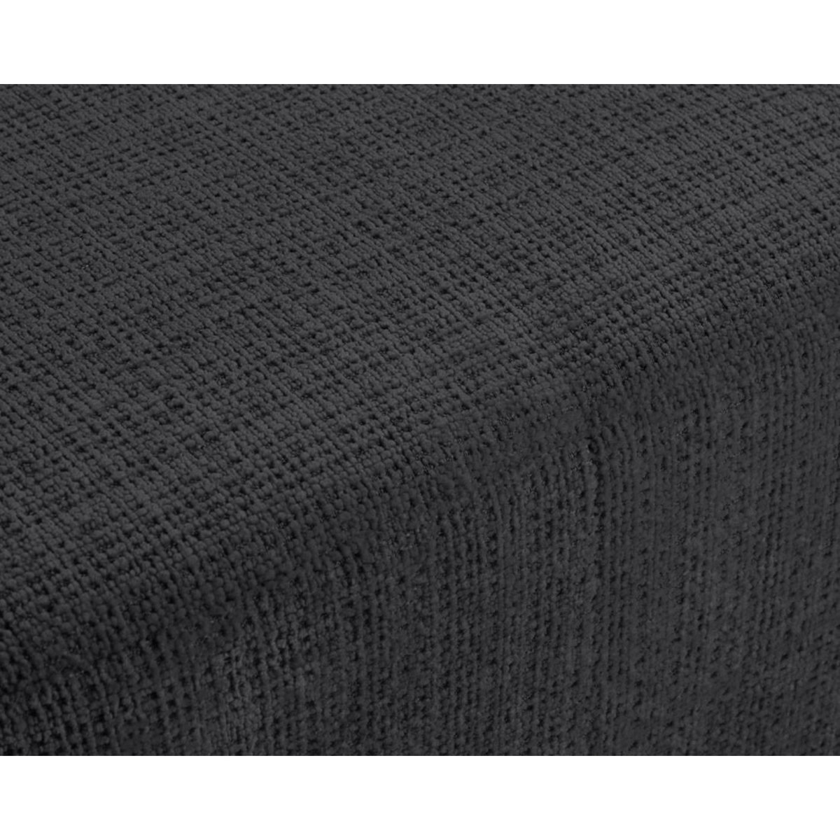 BEST MOBILIER Miro - pouf en velours texturé