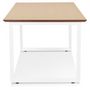 Voir la diapositive 3 : Paris Prix Bureau Design  Ribaila  130cm Naturel & Blanc