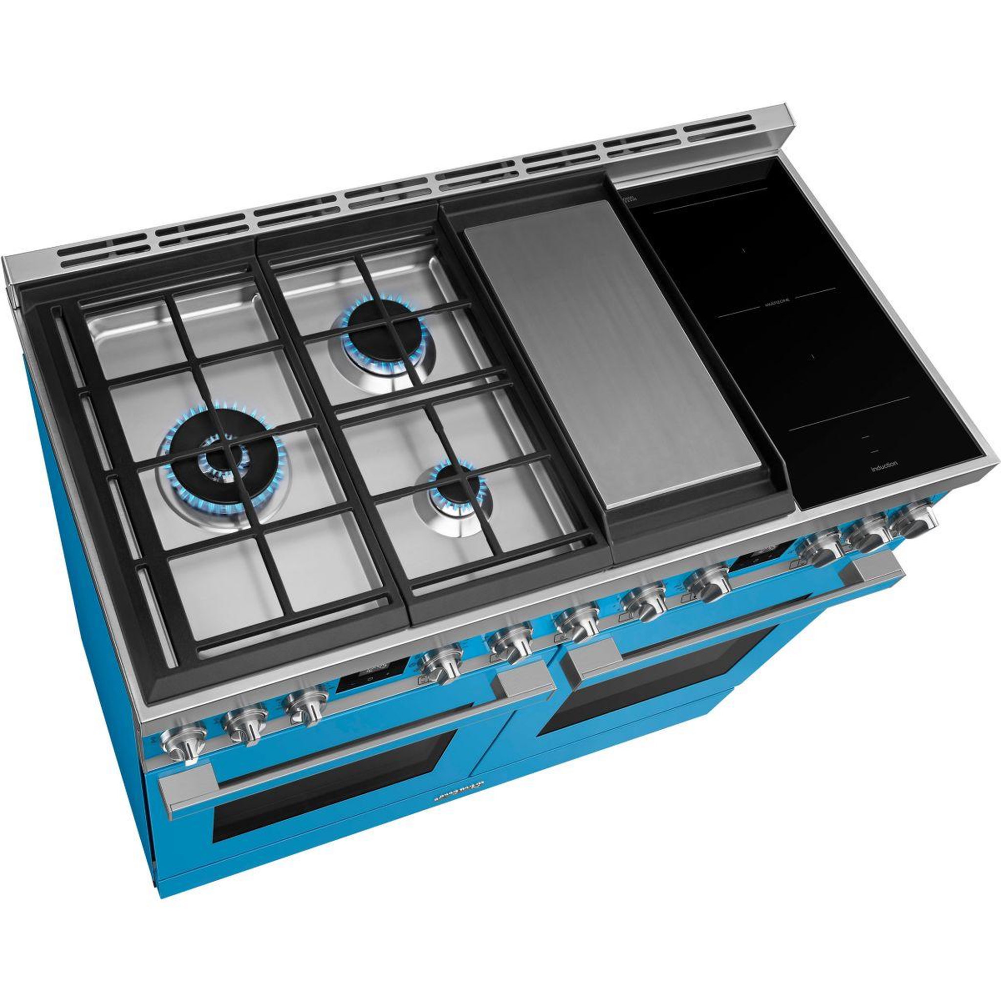 Voir la diapositive 3 : SMEG Piano de cuisson mixte cpf120igmpt