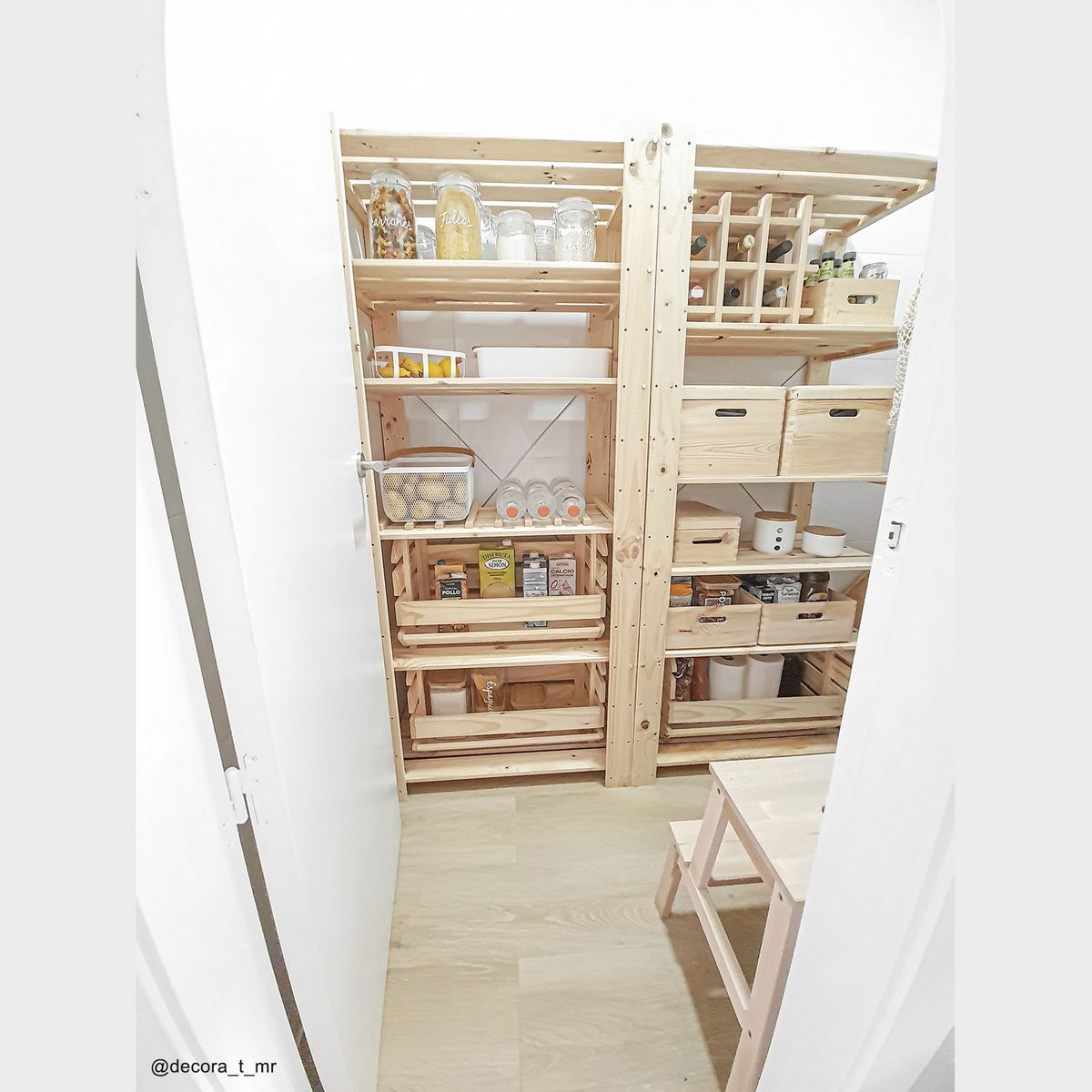 Étagère de rangement en bois massif robuste pour débarras 174,2x76,7x43 cm