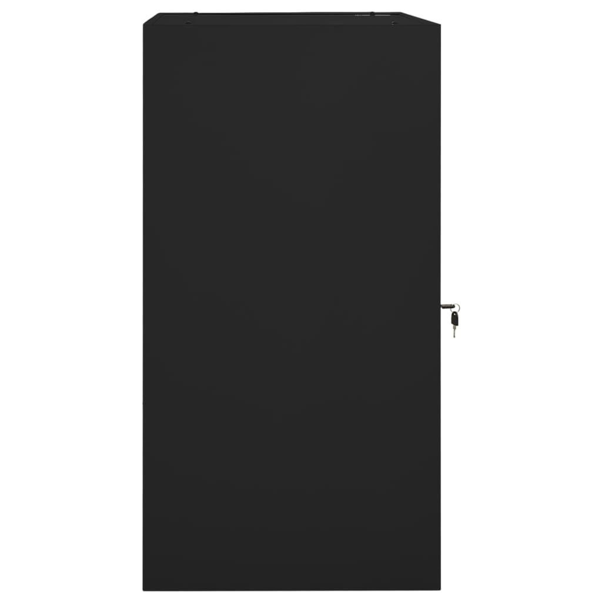 Voir la diapositive 3 : VIDAXL Armoire a selles Noir 53x53x105 cm Acier
