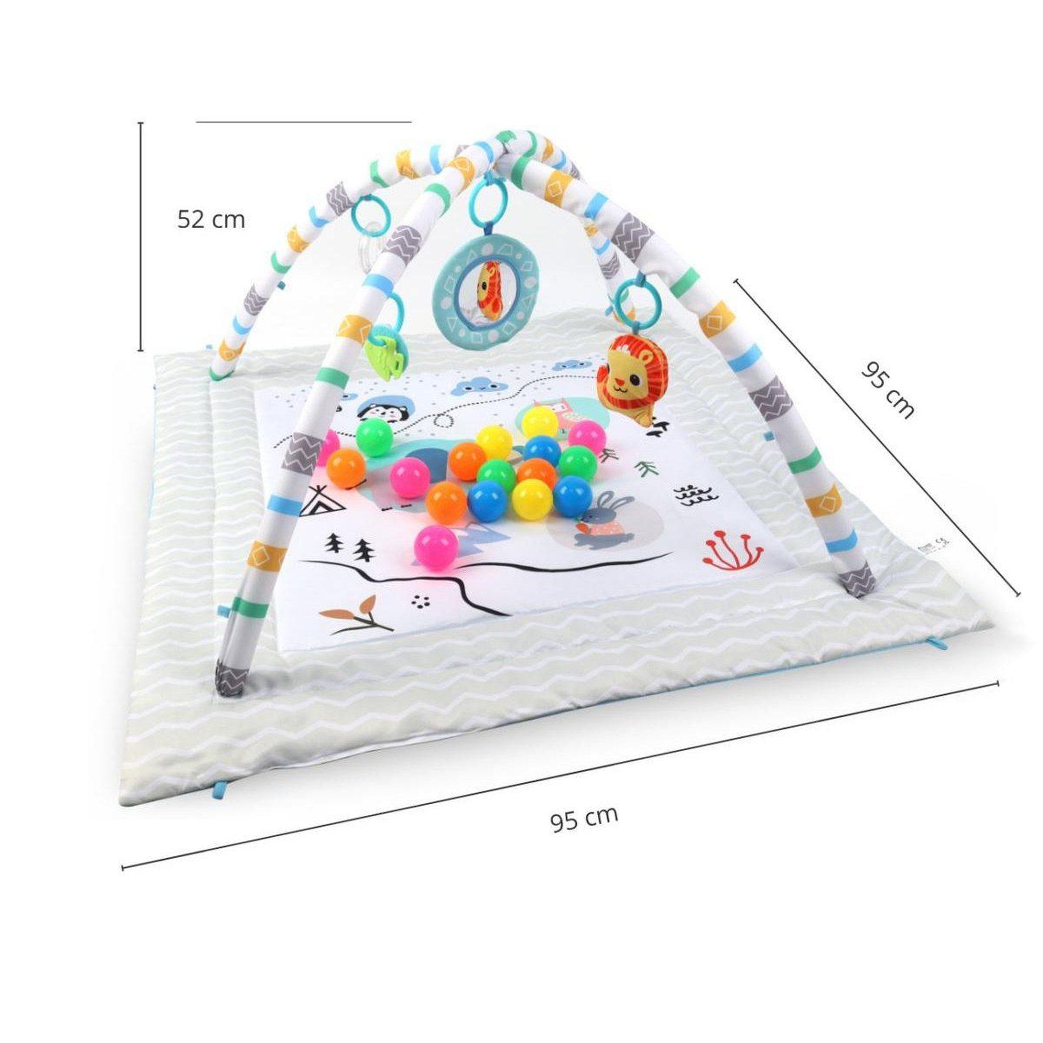 Voir la diapositive 3 : MILLY MALLY Tapis éducatif 2-en-1 tinymini amusement à la montagne