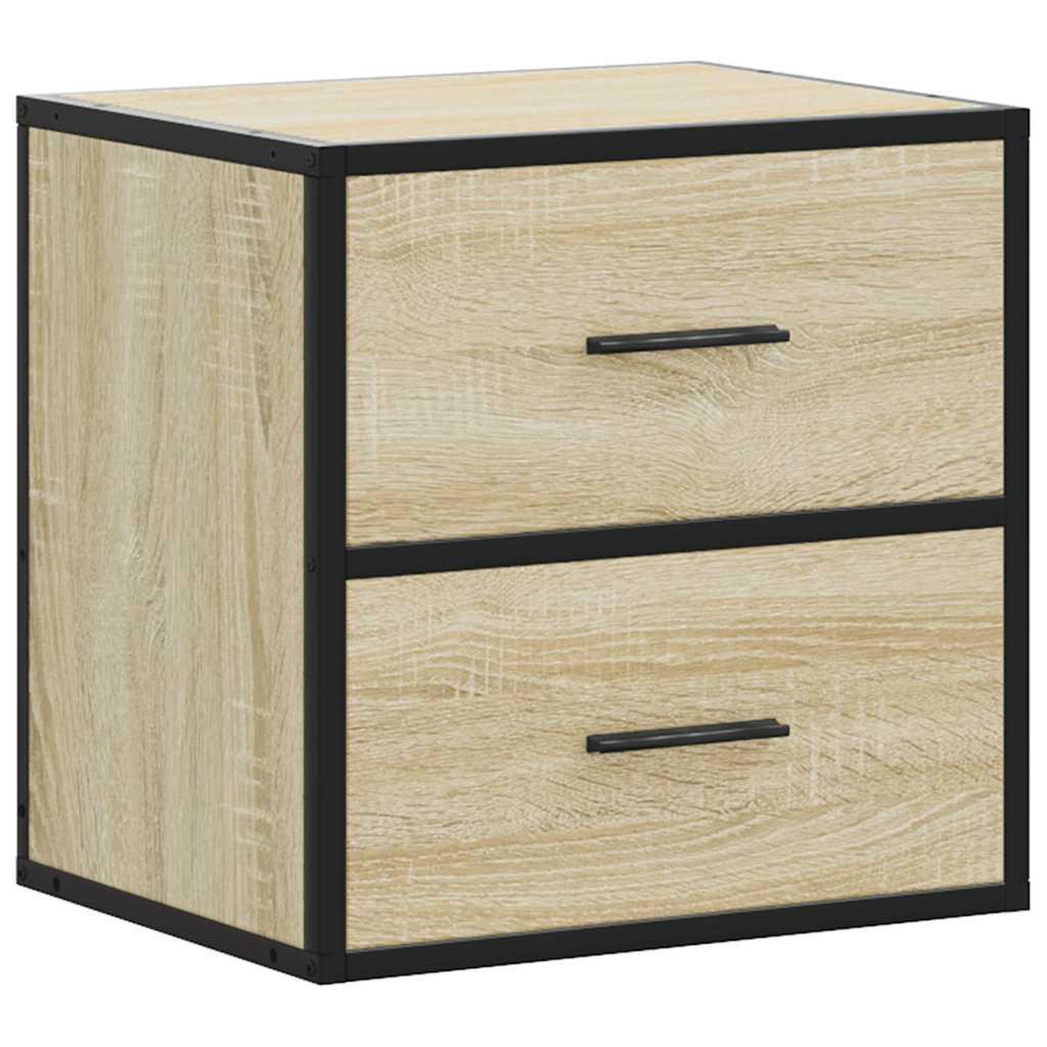 Voir la diapositive 2 : VIDAXL Table de chevet murale chene sonoma 40x31x39,5 cm