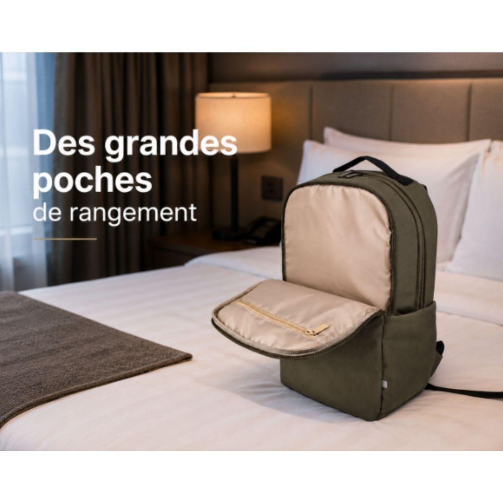 Voir la diapositive 5 : ESSENTIEL B Sac à dos Daily Move 16” Kaki