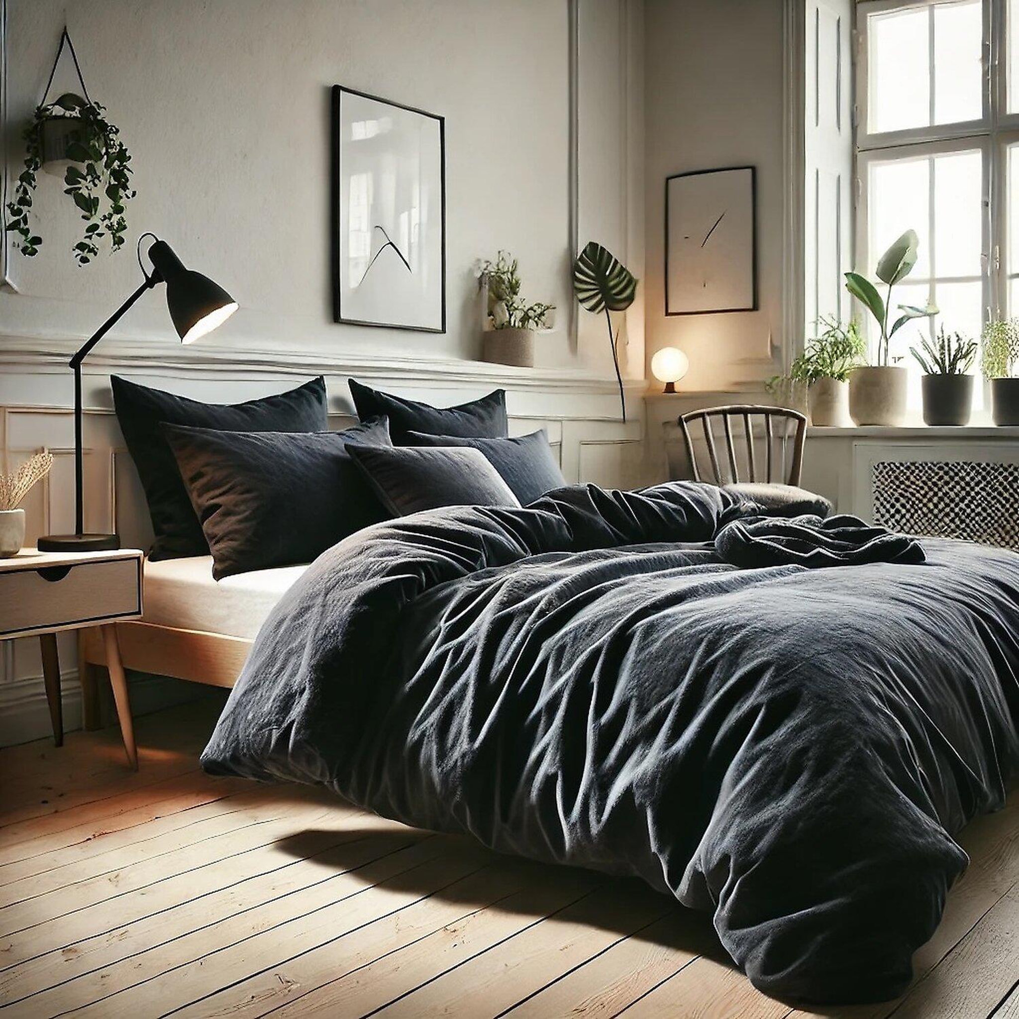 Voir la diapositive 3 : Home collection Paire de taies d'oreiller 100% coton 57fils