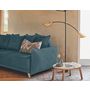 Voir la diapositive 5 : BEST MOBILIER Lena - canapé d'angle réversible convertible - 4 places - style scandinave