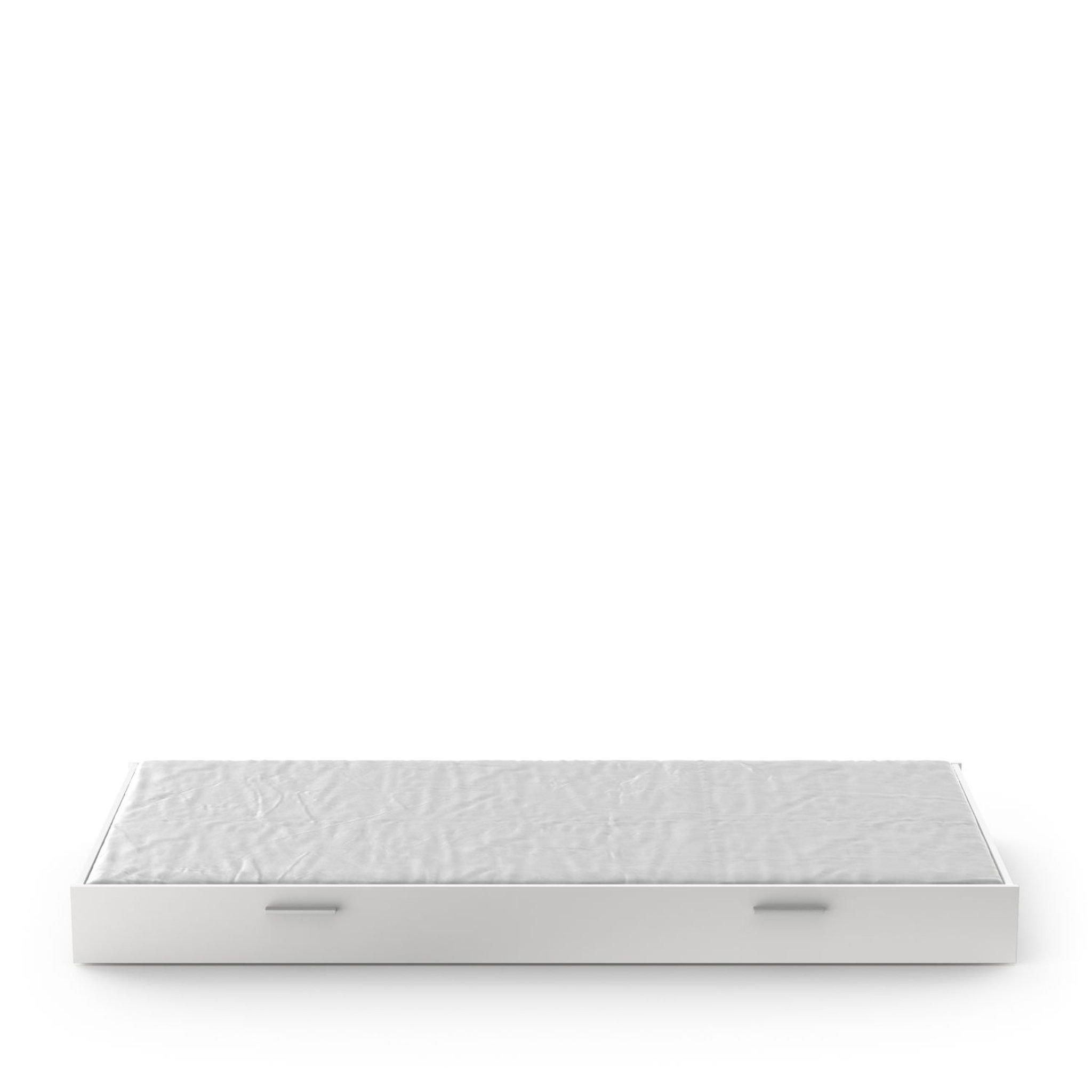 Voir la diapositive 2 : Tiroir de rangement 90X200 cm blanc pour lit LOREDANA