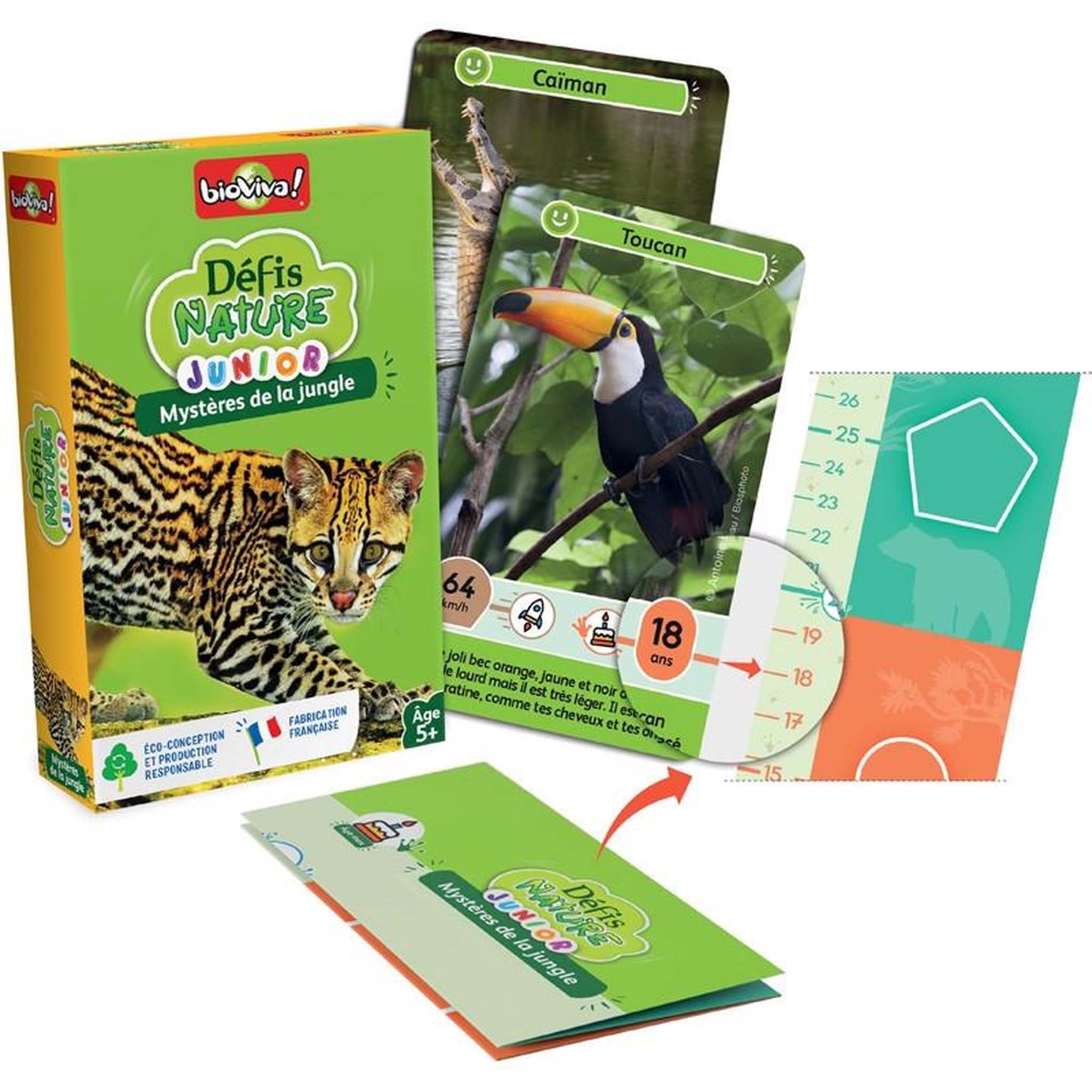 Voir la diapositive 2 : Bioviva Defis nature junior Mysteres de la jungle