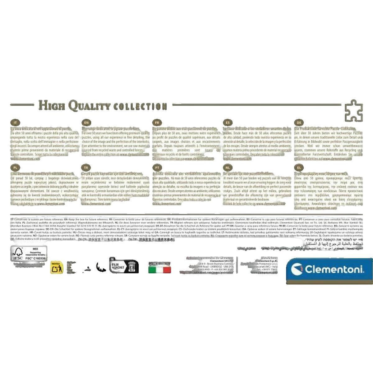 CLEMENTONI Puzzle Clementoni Batman 1000 pièces multicolore