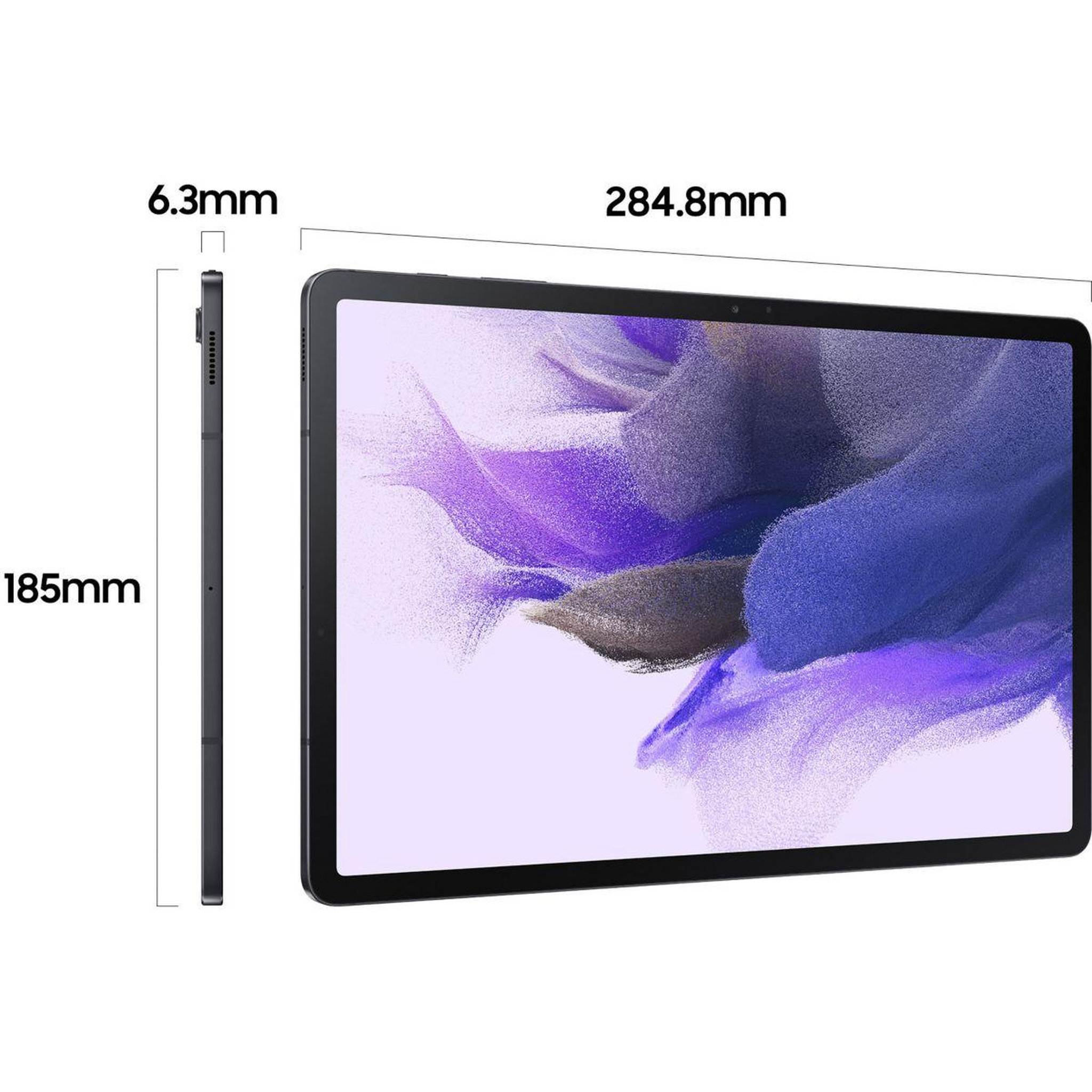 Voir la diapositive 3 : Samsung Tablette Android Galaxy Tab S7FE 12.4 Wifi 64Go Noir