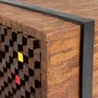 Voir la diapositive 5 : VIDAXL Table d'appoint en teck 60 x 60 x 38 cm