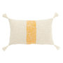 Voir la diapositive 1 : Paris Prix Coussin Déco Ligne  Polly  30x50cm Blanc & Orange
