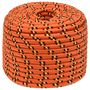 Voir la diapositive 2 : VIDAXL Corde de bateau Orange 14 mm 250 m Polypropylene