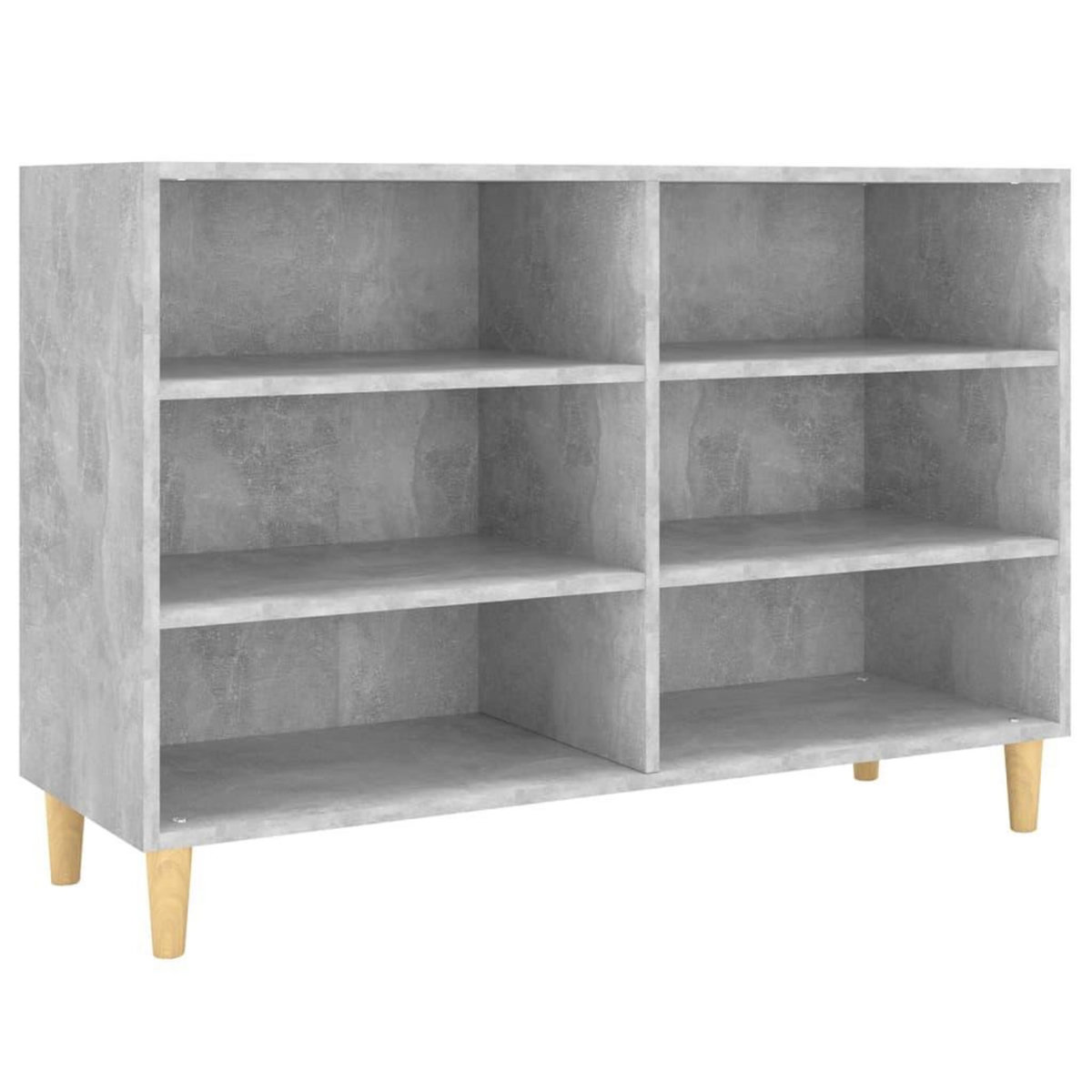 VIDAXL Buffet gris beton 103,5x35x70 cm bois d'ingenierie