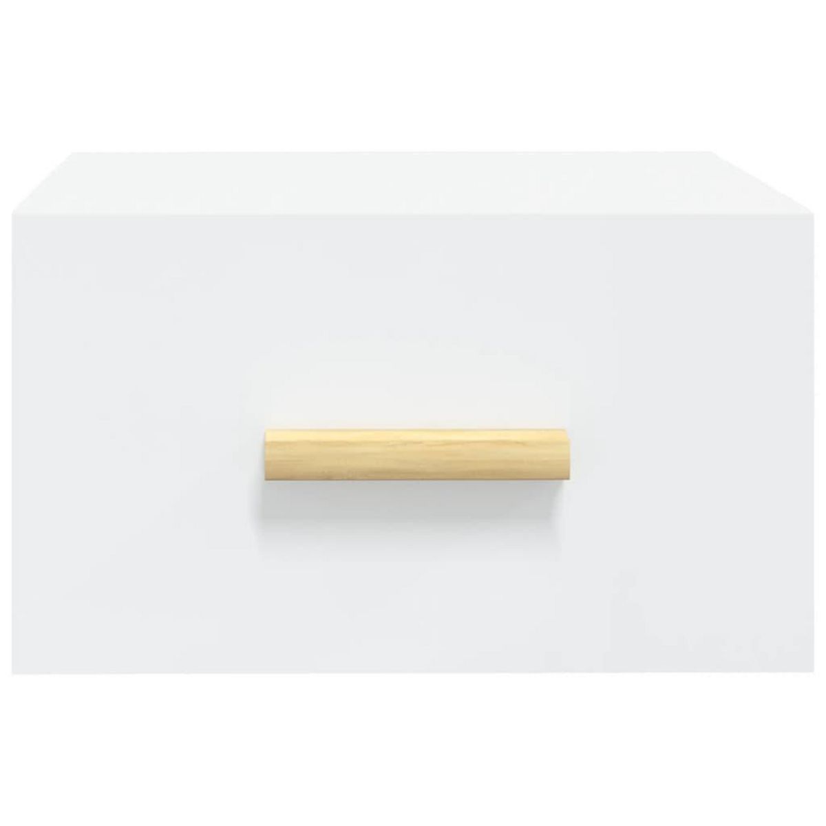 VIDAXL Table de chevet murale blanc 35x35x20 cm