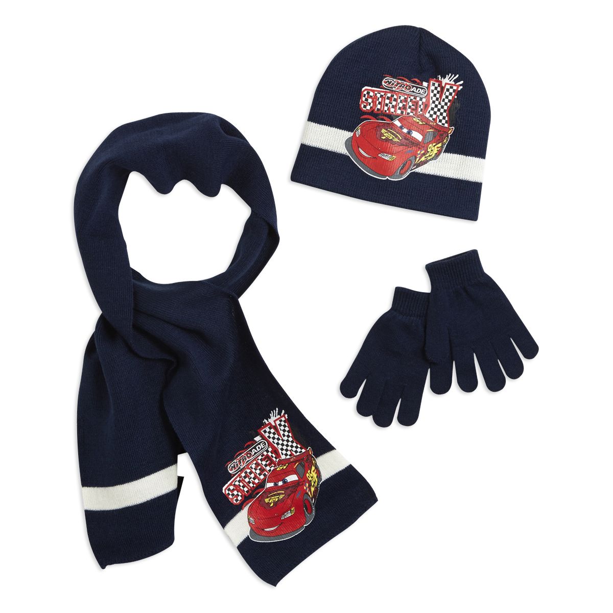 CARS Boite cadeau : bonnet + gants + echarpe