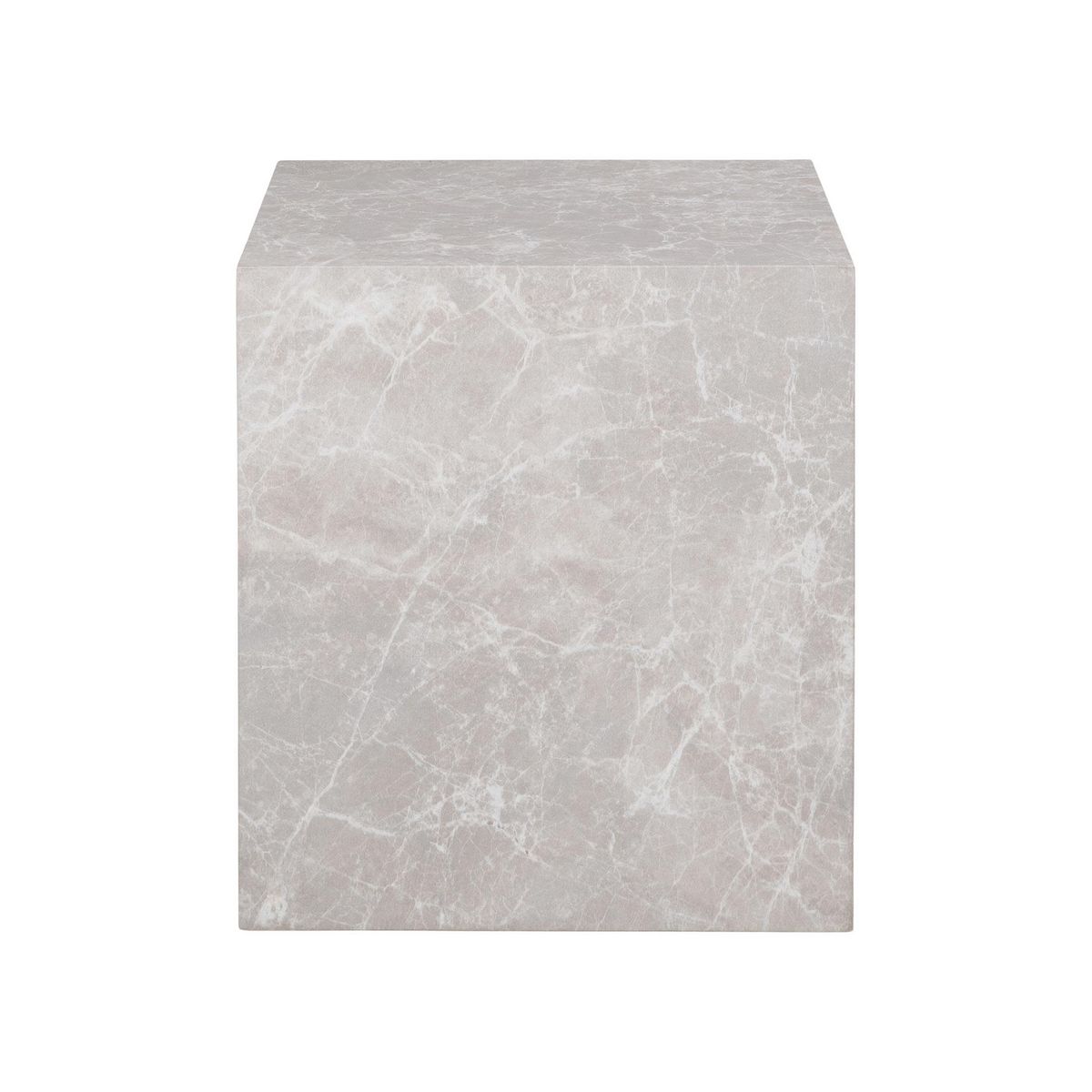 LISA DESIGN Pula - bout de canapé - effet marbre - 40 cm