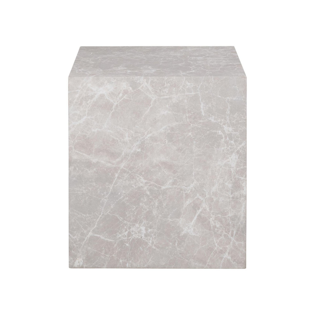 LISA DESIGN Pula - bout de canapé - effet marbre - 40 cm