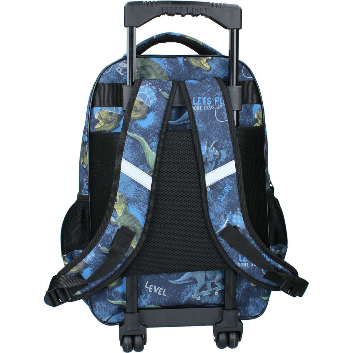 SKOOTER Sac à dos à roulettes bleu DINO