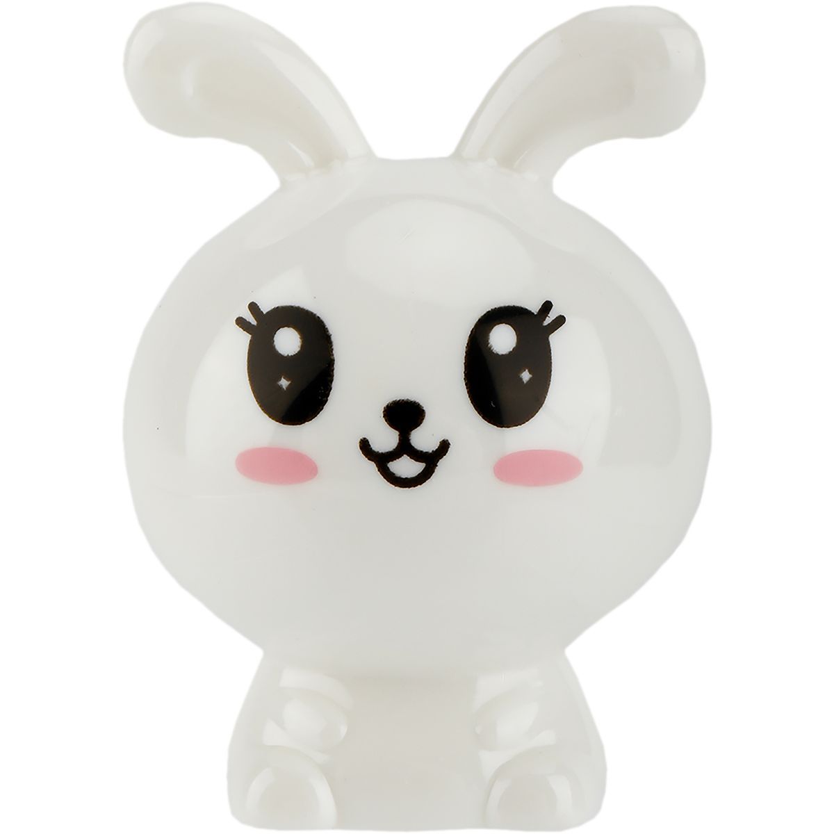AUCHAN Taille-crayon forme animal 1 trou lapin blanc