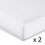 Voir la diapositive 3 : Sensei Maison Lot de 2 protège-matelas imperméables coton bonnet 30 cm PROTECT