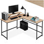 Voir la diapositive 1 : tectake Bureau Style industriel avec Fixation du moniteur coulissant