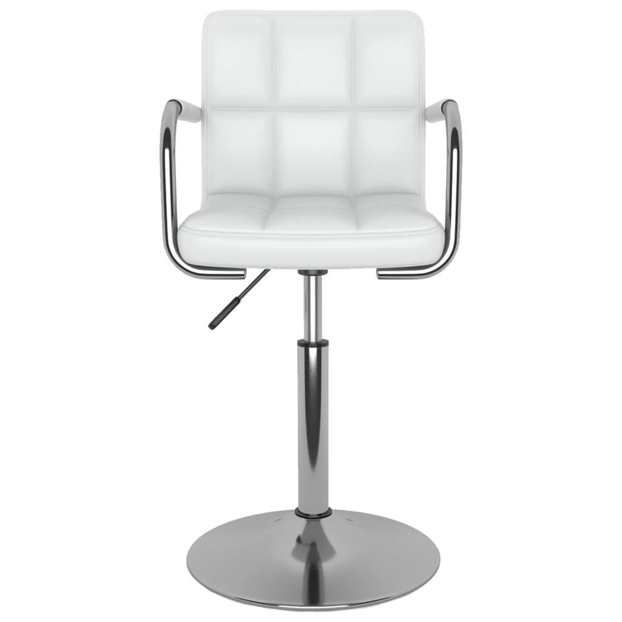 Voir la diapositive 2 : VIDAXL Chaise de salle a manger Blanc Similicuir