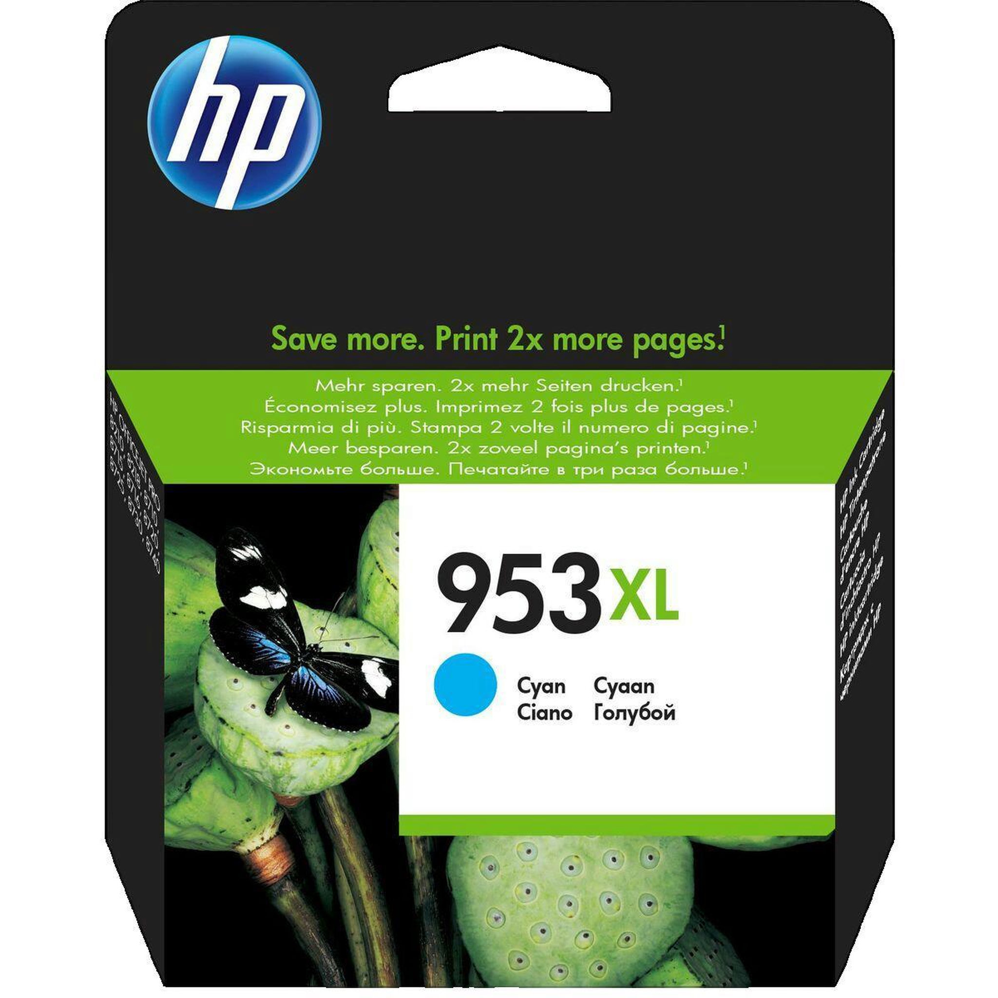 HP Cartouche d'encre HP 953XL - Cyan haute capacité
