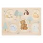 Voir la diapositive 2 : Atmosphera Kids Puzzle Bébé 6 Pièces  Animaux  30cm Naturel