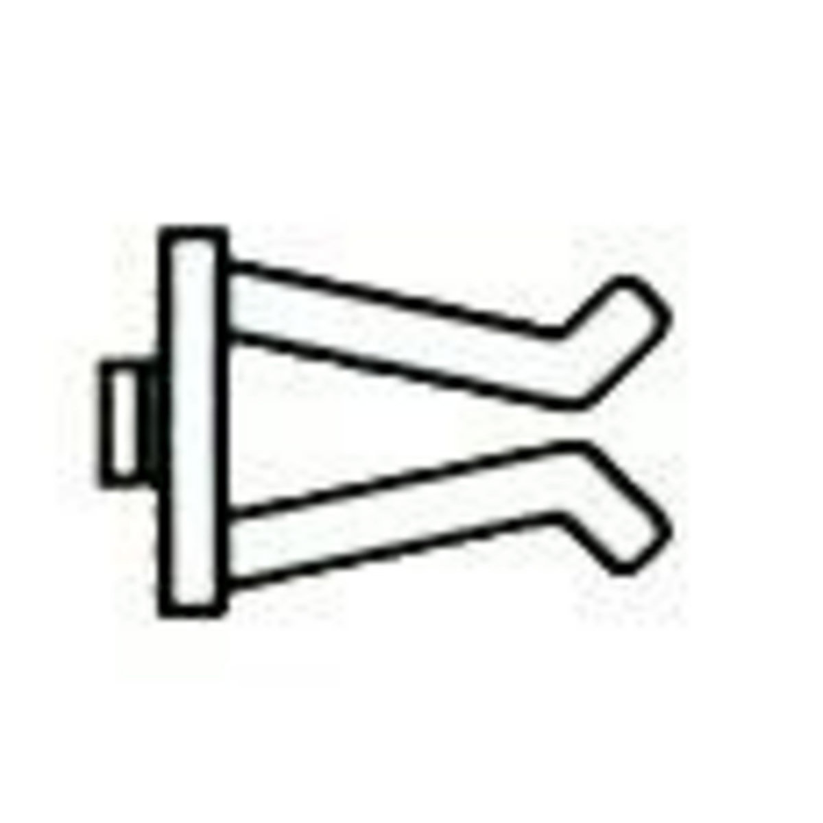 OUTIFRANCE Pince pour panneau mural (nylon - 35 mm)