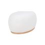 Voir la diapositive 3 : LISA DESIGN Amy - pouf - en tissu bouclette