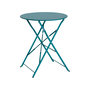 Voir la diapositive 1 : SWEEEK Table de jardin bistrot pliable - Emilia ronde - Table ronde Ø60cm en acier thermolaqué