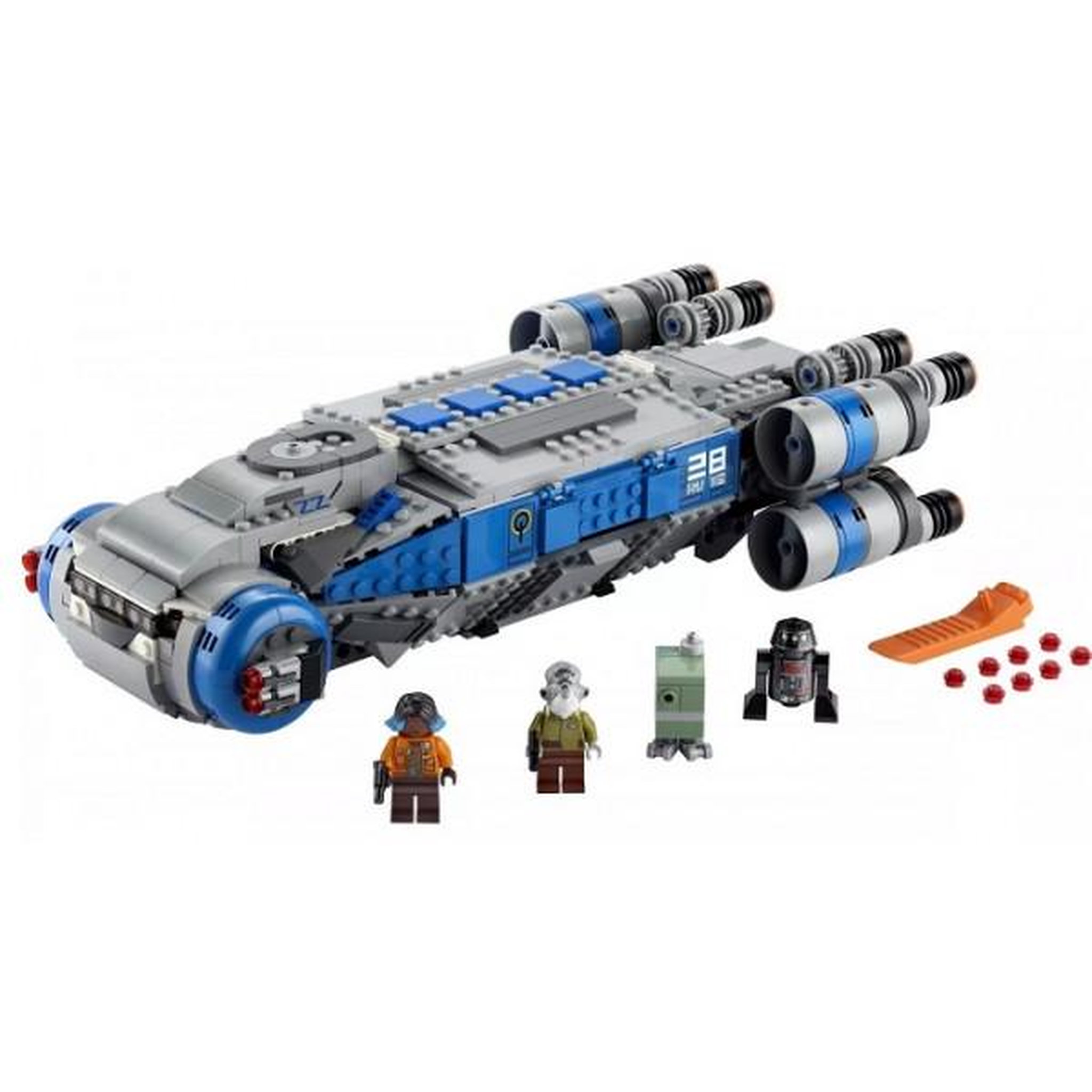 Voir la diapositive 2 : LEGO star wars 75293 transport i-ts de la resistance