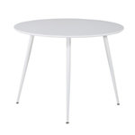 Paris Prix Table à Manger Ronde  Plaza  100cm Blanc