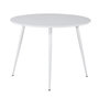 Voir la diapositive 1 : Paris Prix Table à Manger Ronde  Plaza  100cm Blanc