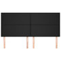 Voir la diapositive 3 : VIDAXL Tetes de lit 4 pcs Noir 80x5x78/88 cm Similicuir